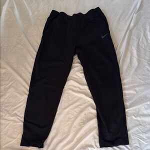 Nike Black Tapered Sweatpants